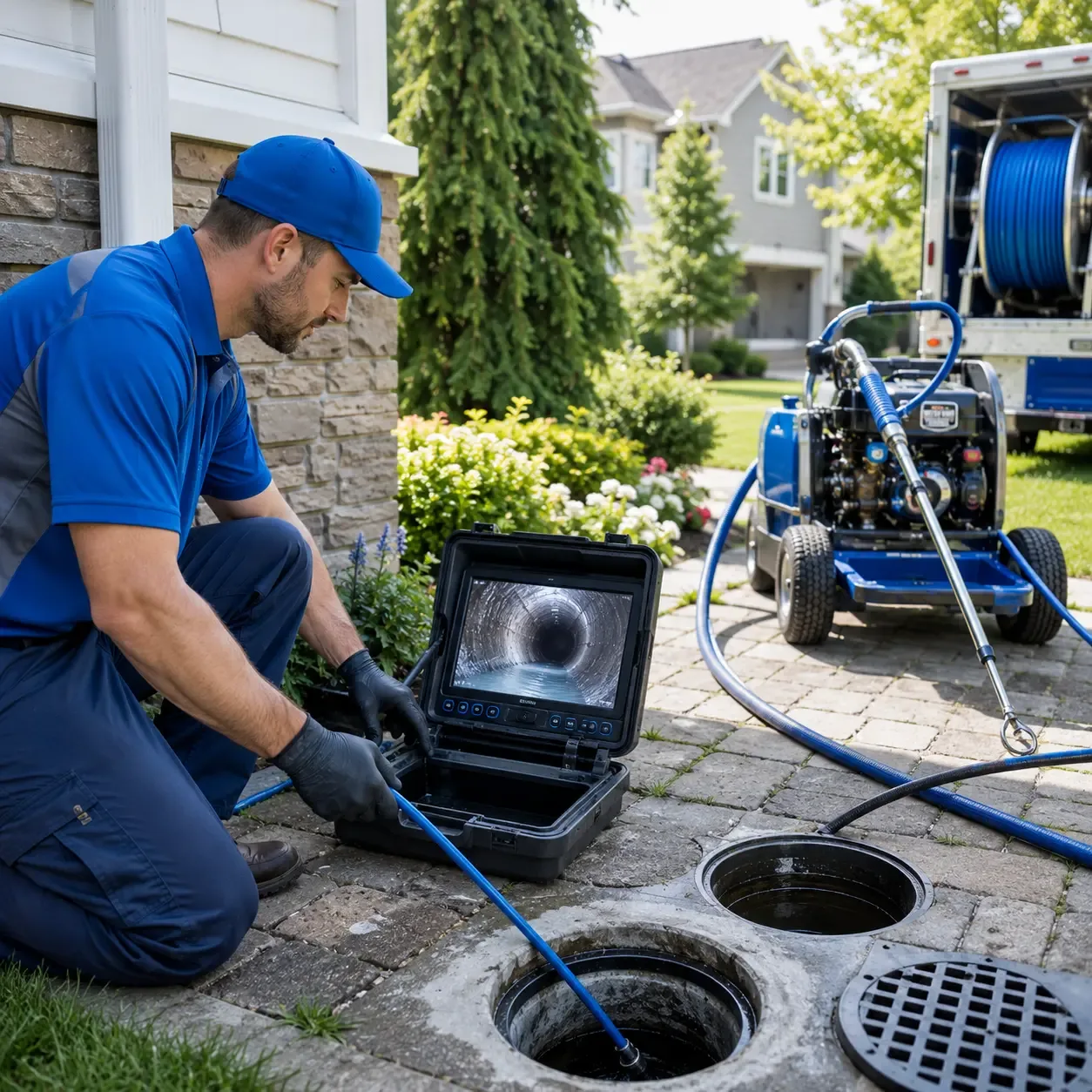 Outdoor drain cleaning professionals serving Lafayette Hill, PA